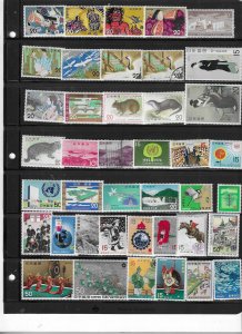 JAPAN COLLECTION ON STOCK SHEET MINT/USED