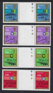 1982 Scouts 75th anniversary Guernsey gutter pairs