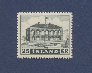 ICELAND - Scott 273  - unused lightly hinged -