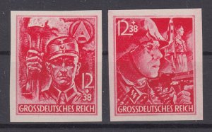 Germany 1945 Sc#B292-293 Mi#909-910 U imperforate mnh (DR1966)