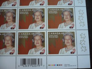 Stamps - Canada - Scott# 1932 - Mint Never Hinged Pane of 16 Stamps