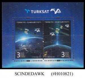 TURKEY - 2021 LAUNCH OF TURKSAT 5A / SATELLITES MIN/SHT MNH