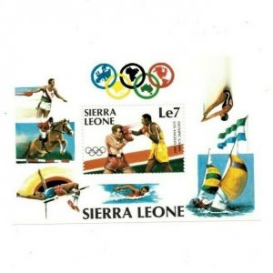 Sierra Leone 1984 - LA Summer Olympics - Souvenir Sheet - Scott 617 - MNH