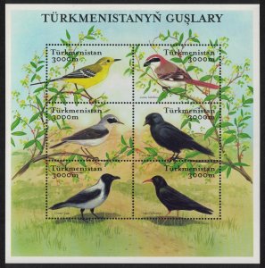 Turkmenistan Birds Sheetlet T1 2002 MNH SG#MS111a