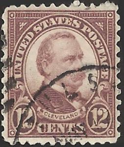 # 693 Used Brown Violet Grover Cleveland