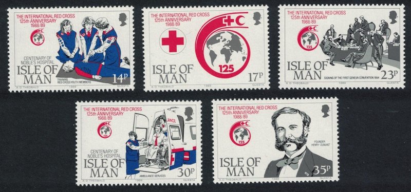 Isle of Man International Red Cross 5v SG#424-428