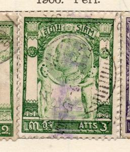 Siam Thailand 1906 Early Issue Fine Used 3a. 181503