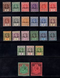 MOMEN: LEEWARD ISLANDS SG #58s-80s SPECIMEN 1921-32 MINT OG LH £700 LOT #67952