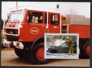 BENIN - 2004 - Fire Engines #1 - Perf Min Sheet - MNH - Private Issue