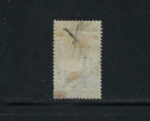 BECHUANALAND PROTECTORATE SCOTT #20 1887 WMK 14- 10SH- PEN CANCEL (SPACE FILLER)