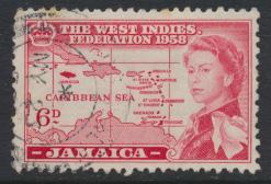 Jamaica SG 177  Used   SC# 177   Caribbean Federation  see details