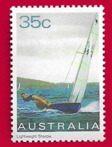 AUSTRALIA SCOTT#817 1981 35c YACHTING - MNH