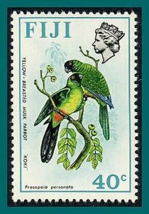 Fiji 1971 Birds, Musk Parrot, 40c MNH #317,SG447