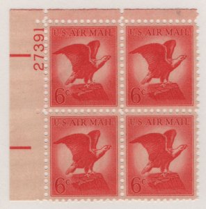 C67 6c Eagle 27391 UL Plate Block