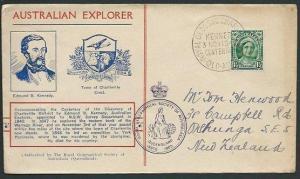 AUSTRALIA 1946 Kennedy Centenary official commem cover & pmk.............38851