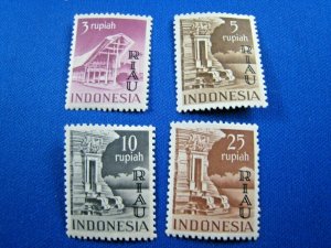 INDONESIA - RIAU ARCHIPELAGO  1954  -  SCOTT # 19-22  -  MNH     (Hi8)