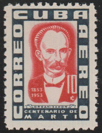 1953 Cuba Stamps Sc C84 Jose Marti Portrait MNH