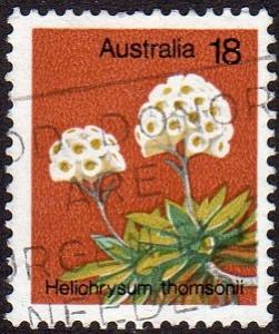Australia 564 - Used - 18c ‭Helichrysum Thomsonii  (1975) +