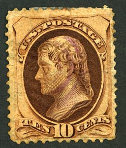 U.S. #161 MINT OG HR THINS