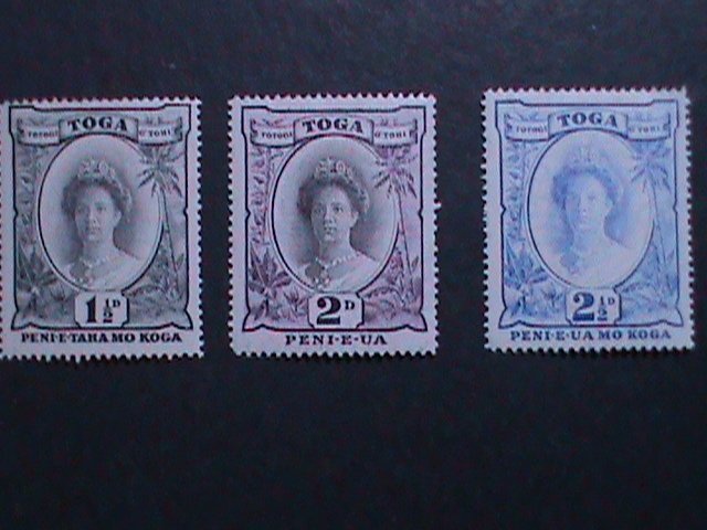 ​TONGA 1920   QUEEEN SALOTE TUPOU : MH 103 YEARS OLD STAMPS RARE  HARD TO FIND