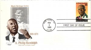 #2402 A. Philip Randolph – Artmaster Cachet – Aps