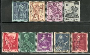 Switzerland # 270-8, Used.