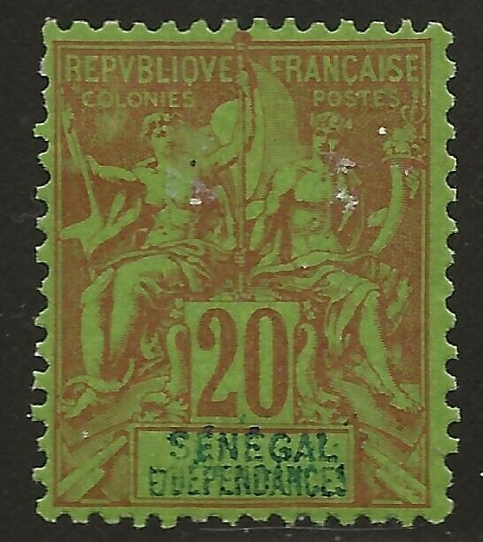 Senegal (1892)  - Scott # 44,  MH