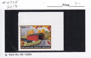 U.S. Sc #4738, Arlington Green Bridge, $5.60, MNH (F32825)