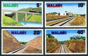 Malawi 346-349,349a,MNH.Michel 324-327,Bl.55. Salima-Liongwe Railroad.Bridge.