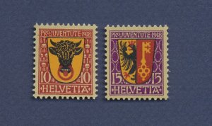 SWITZERLAND - Scott B10-B11 - VF MNH