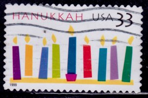 United States, 1996, Hanukkah Celebration, 32c, #3188, used**