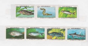 Nicaragua MNH 1661-7 Fish 1987