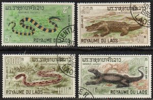 Laos Sc #156-159 Used