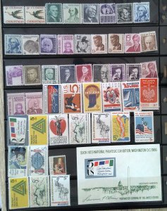 US Starter Collection including Front of Book - Mixed OG & MNH