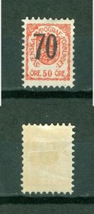 Sweden. Poster Stamp. 1950is. Union Dues, Typographer. 50/70 Ore Overprint.