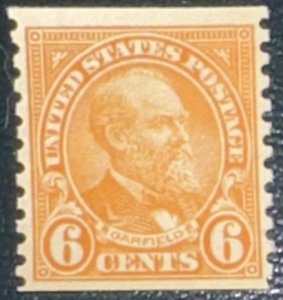 Scott #723 1932 6¢ James A. Garfield perf. 10 vertically MNH OG