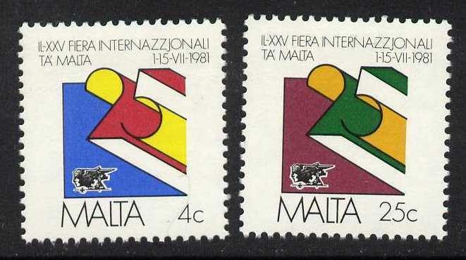 Malta 586-7 MNH International Fair of Malta