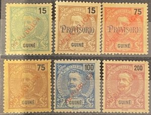 Port Guinea, 1913, NGAI, SC 110-115,  Hinged, VF