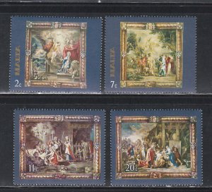 Malta # 523-525,   Tapestries by Rubens, Mint NH, 1/2 Cat.