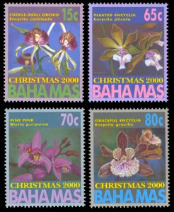 Bahamas 2000 ORCHIDS Scott #989-992 Mint Never Hinged