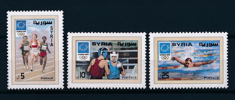 [54641] Syria 2004 Olympic games Athens Boxing Swimming Athletics MNH