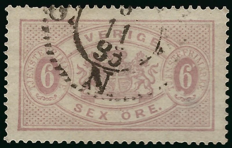 Sweden SC O16 Used VF SCV $60.00... Great Value!