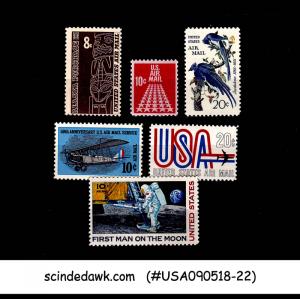 UNITED STATES USA - 1967-69 AIR MAIL STAMPS SCOTT#C70-76 - 6V - MNH