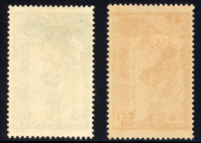 France 1937 Winged Victory of Samothrace Sc# B66-B67 Mint XF OG Lightly Hinged ⚡