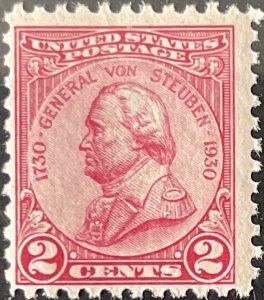 Scott #689 1930 2¢ General von Steuben MNH OG