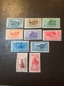 Italy Scott #280-289 Mint LH Cat. $166 - Collect Italy Stamps? See My Listings!