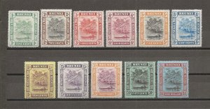 BRUNEI 1908/12 SG 34/46 MINT Cat £155