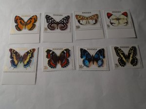 Rwanda  # 905-12  MNH  Butterflies