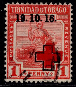 TRINIDAD & TOBAGO GV SG175, 1d scarlet, FINE USED.