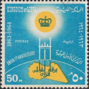 LIBYA #248 USED